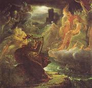 Ossian on the Bank of the Lora Invoking the Gods to the Strains of a Harp